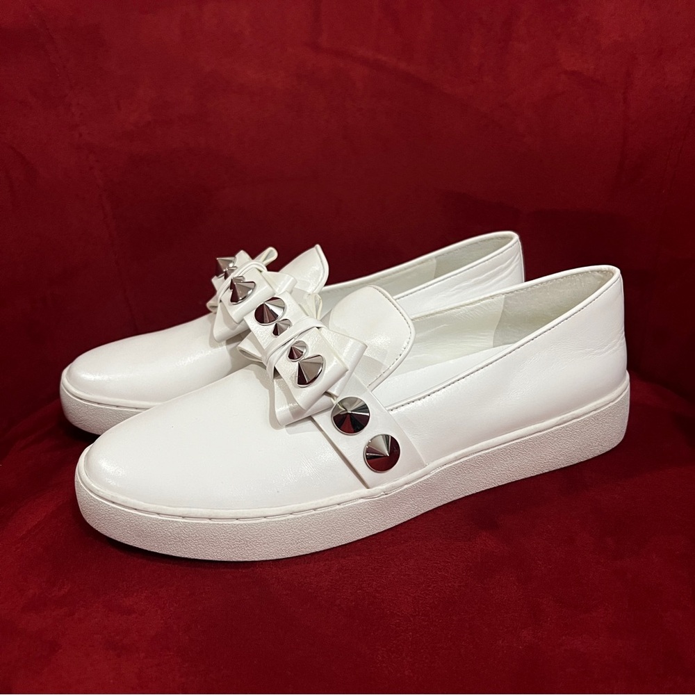Michael Kors Collection Val Studded slip on sneakers 7 designer size 9